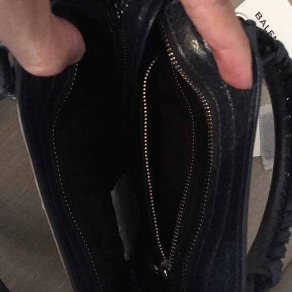 Balenciaga Mini City Giant  Dark Blue/Silver - Picture 5 of 8